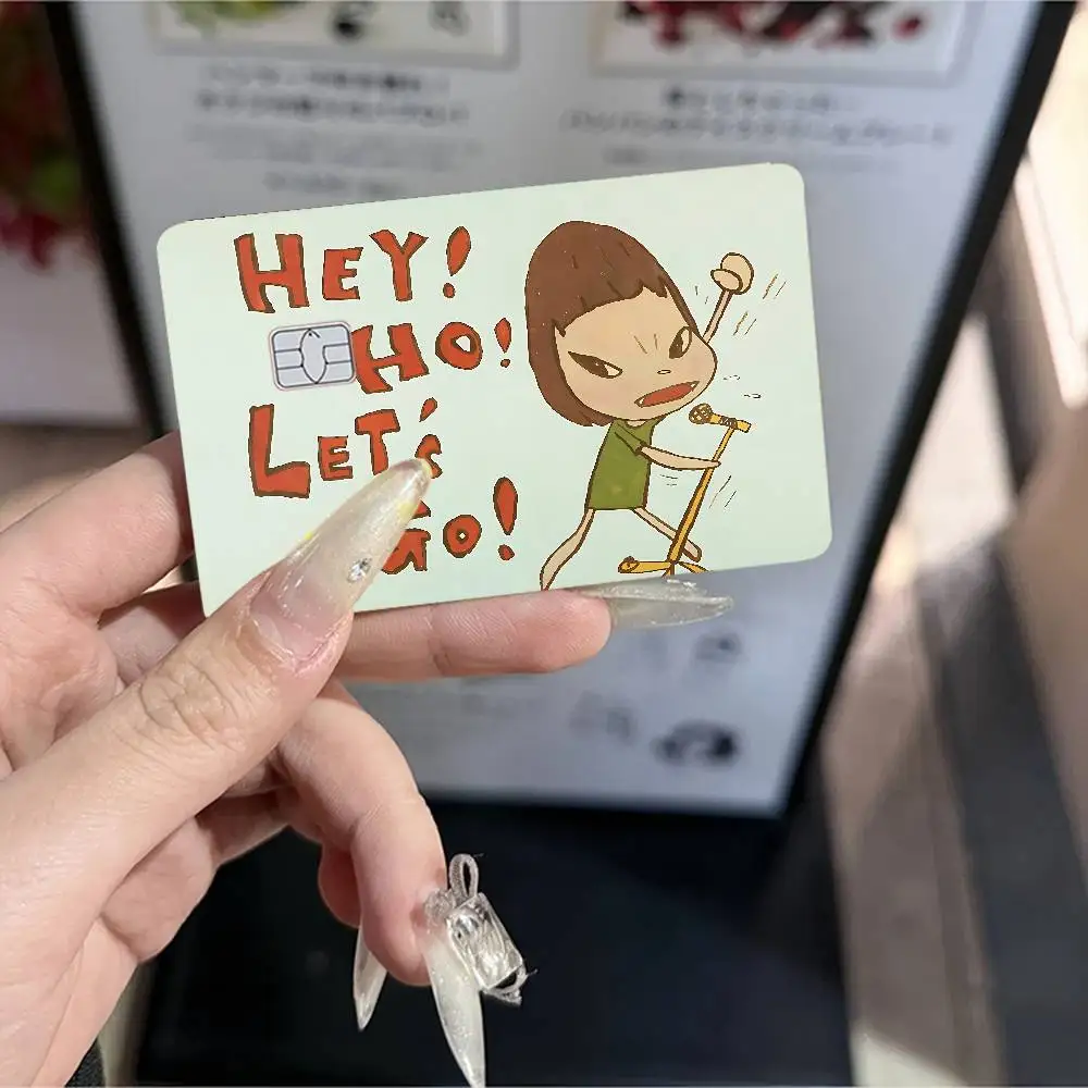 Y-Yoshitomo Nara 100% Hot Sale Amine Credit Debit Bank Card Bus Card Film Skin Sticker