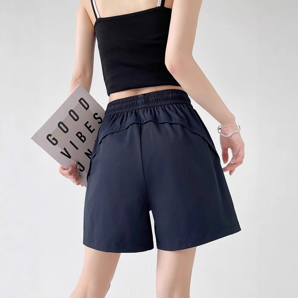 Sports Quick-Dry For Women, 2025 New Summer High A-Line Casual Loose American Style Cargo Shorts