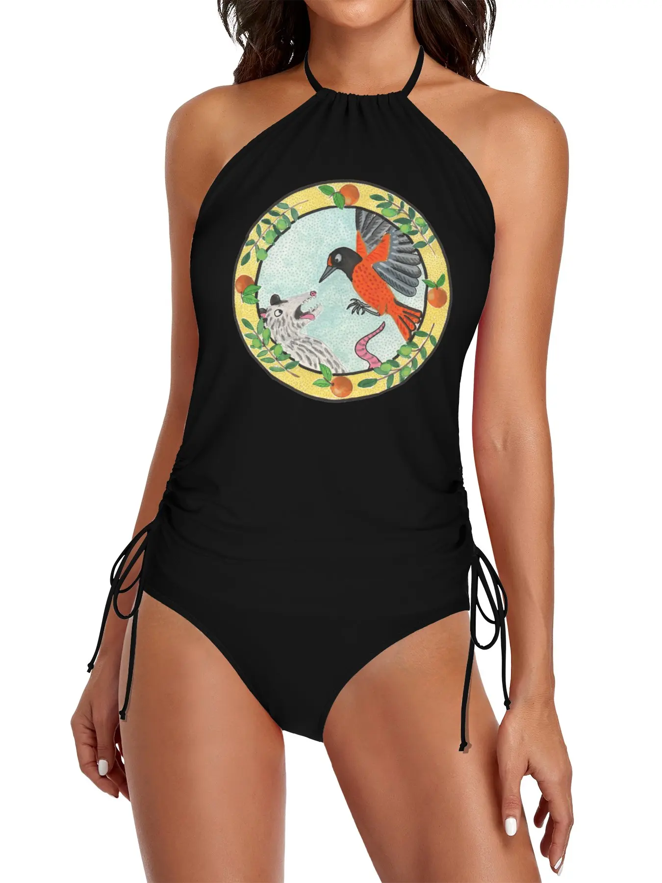 

O is for Oriole Split Swimsuit Set women's beach dresses Beach shirt Swimsuits bikini woman beach