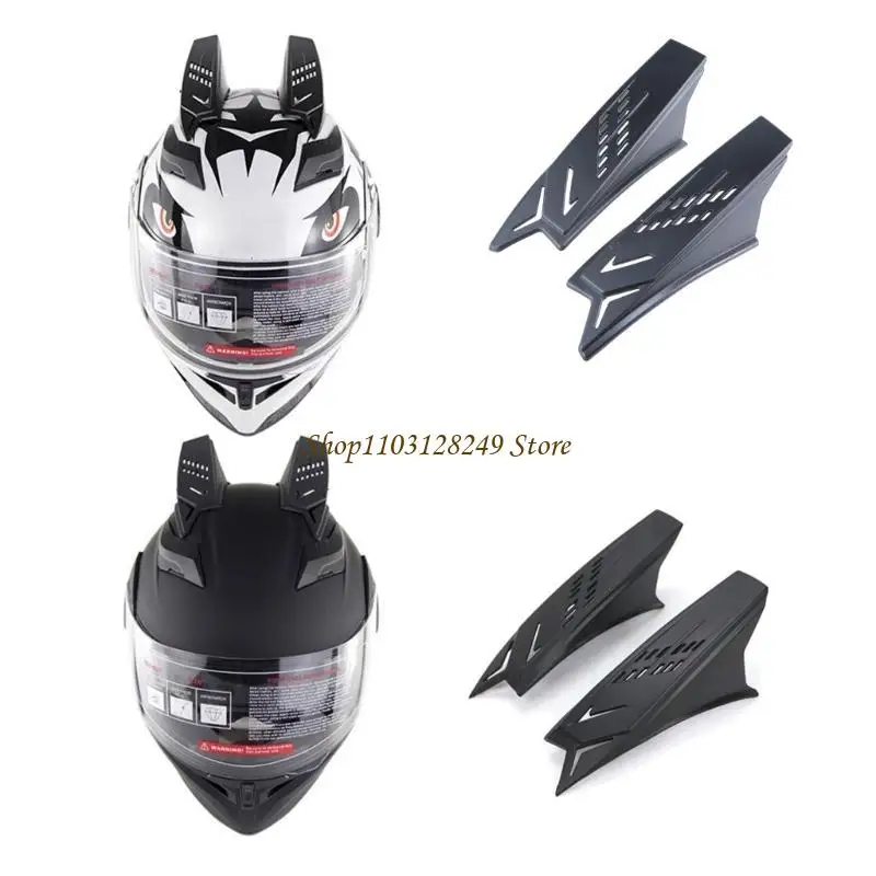 N5KD 1 para kasków motocyklowych z rogami w stylu Punk dekoracyjne stylowe rogi z rogami do kasku