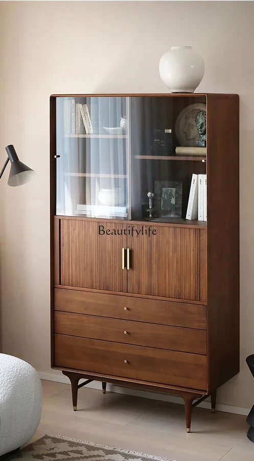 

X4 Antique Style Solid Wood Display Cabinet Bookcase Display