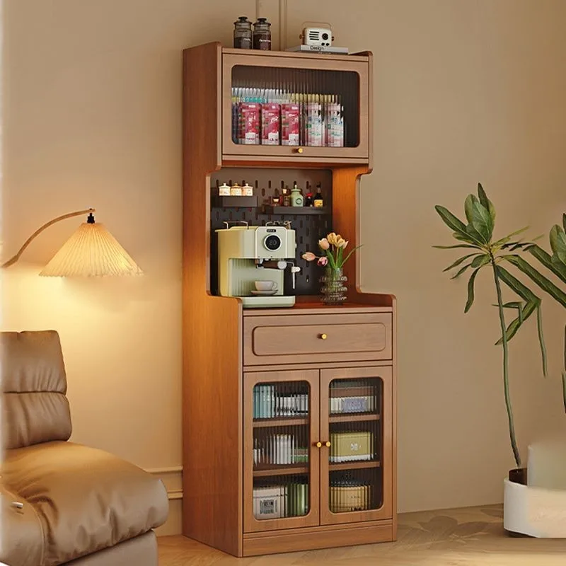 

side cabinet integrated small apartment simple kitchen storage simple with drawers against the wall narrow high cabinet