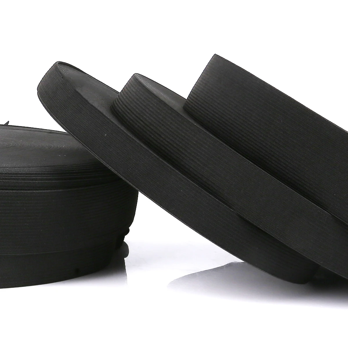 4.5M High Elasticity Knit Flat Elastic Band Stretch Strap 0.6-5cm Wide for Sewing DIY Garment Trousers Bags Accessories