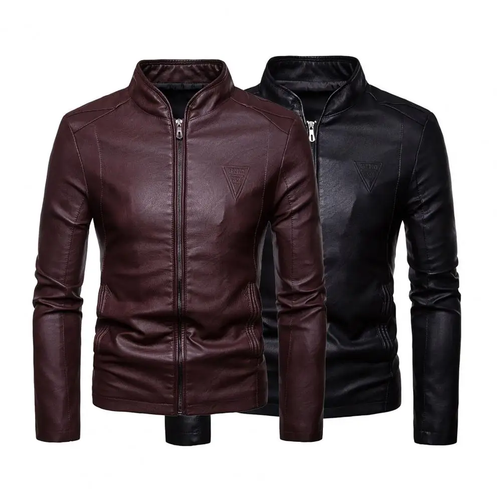 

Streetwear Terrific Casual Fall Coat Great Stitching Men Coat Zipper Fly for Outdoor