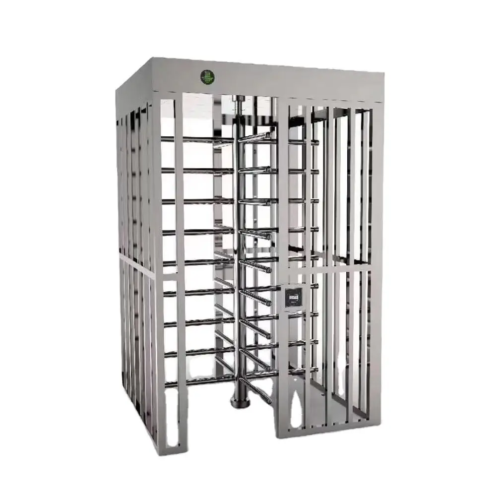 Security Full Height Turnstile Access Control Product / Pedestrian Bi-directional Turnstile /biometric Access Control