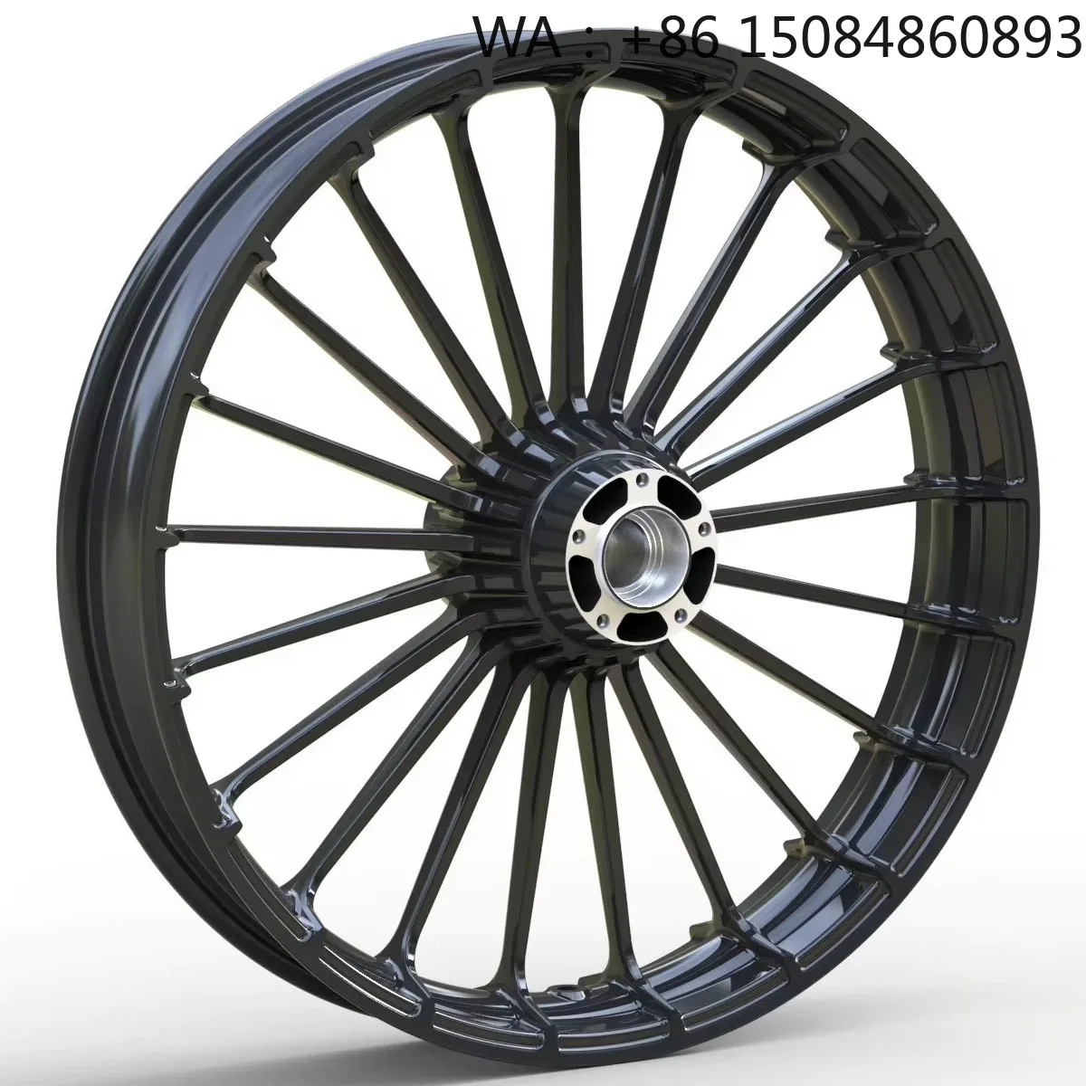 

motorcycle parts, 6061-T6 aluminum alloy material, New Black Wheel Rims, Front Rear Replacement Parts for 13+ FXSB FXSBSE Motorc