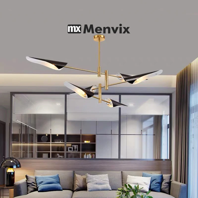 Modern Nordic Metal Branch Chandelier Style Led Hanging Lamp Light Lighting Fixture Creative Personality LED Pendant Luminaire