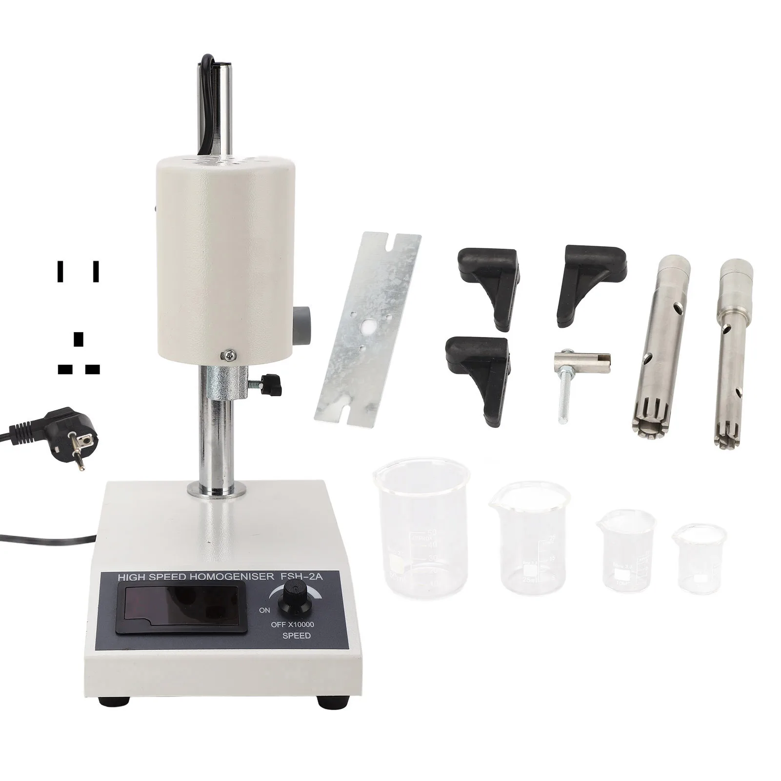 8000‑22000rpm Adjustable High Speed Homogenizer Laboratory Disperser Emulsifier Homogenizer for 5‑1000ml