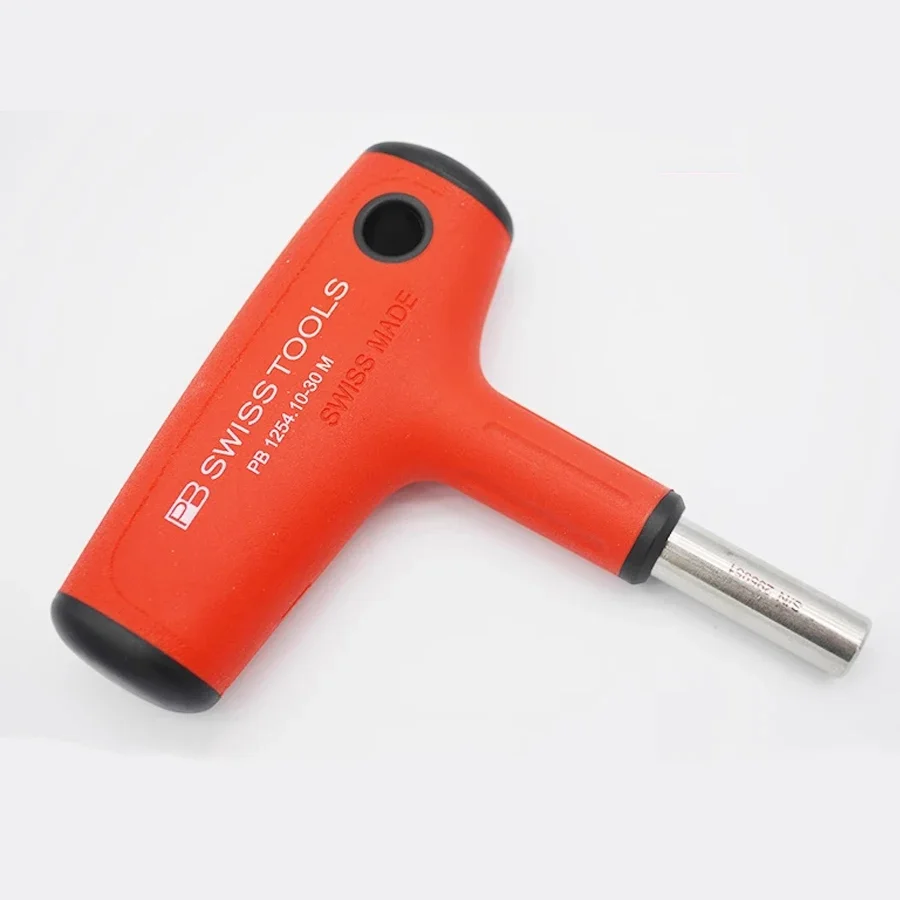 PB SWISS TOOLS Swiss T-Shape Screwdriver Handle Magnetic Interchangeable Bits 1254.10-30 M Powerful Extension Multifunction