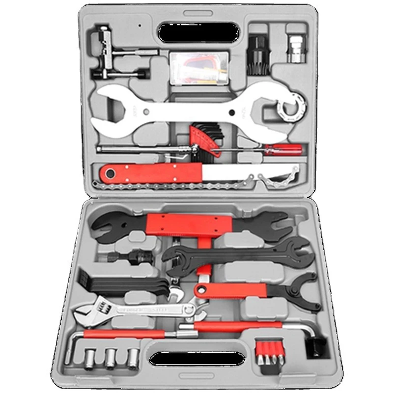 FZ044 Big Tool Bicycle Repair Combination Toolbox Bicycle Repair Tool Multifunctional Combination Set