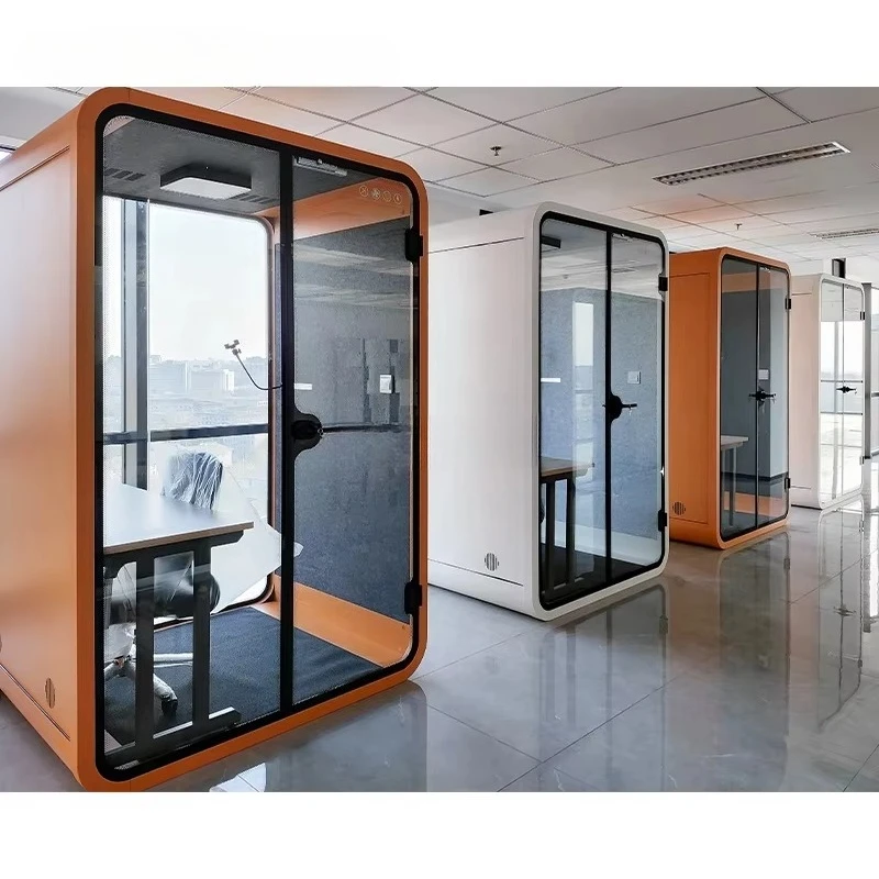 Call Pod Privacy Phone Booth for Office Hot Desking Soundproof Acoustic Cabin Customized for Flexible Workspace High Quality