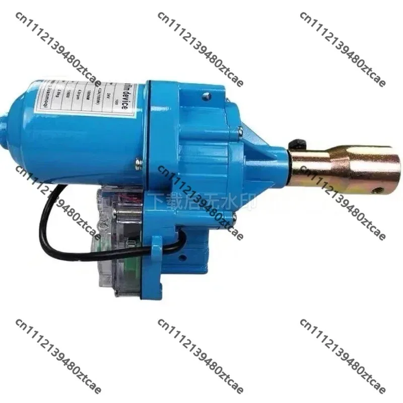DC24V Electric Ventilation Curtain, 100W Roll Up Motor, Greenhouse Plastic Film Roller, Automatic Wind Film Rolling Equipment