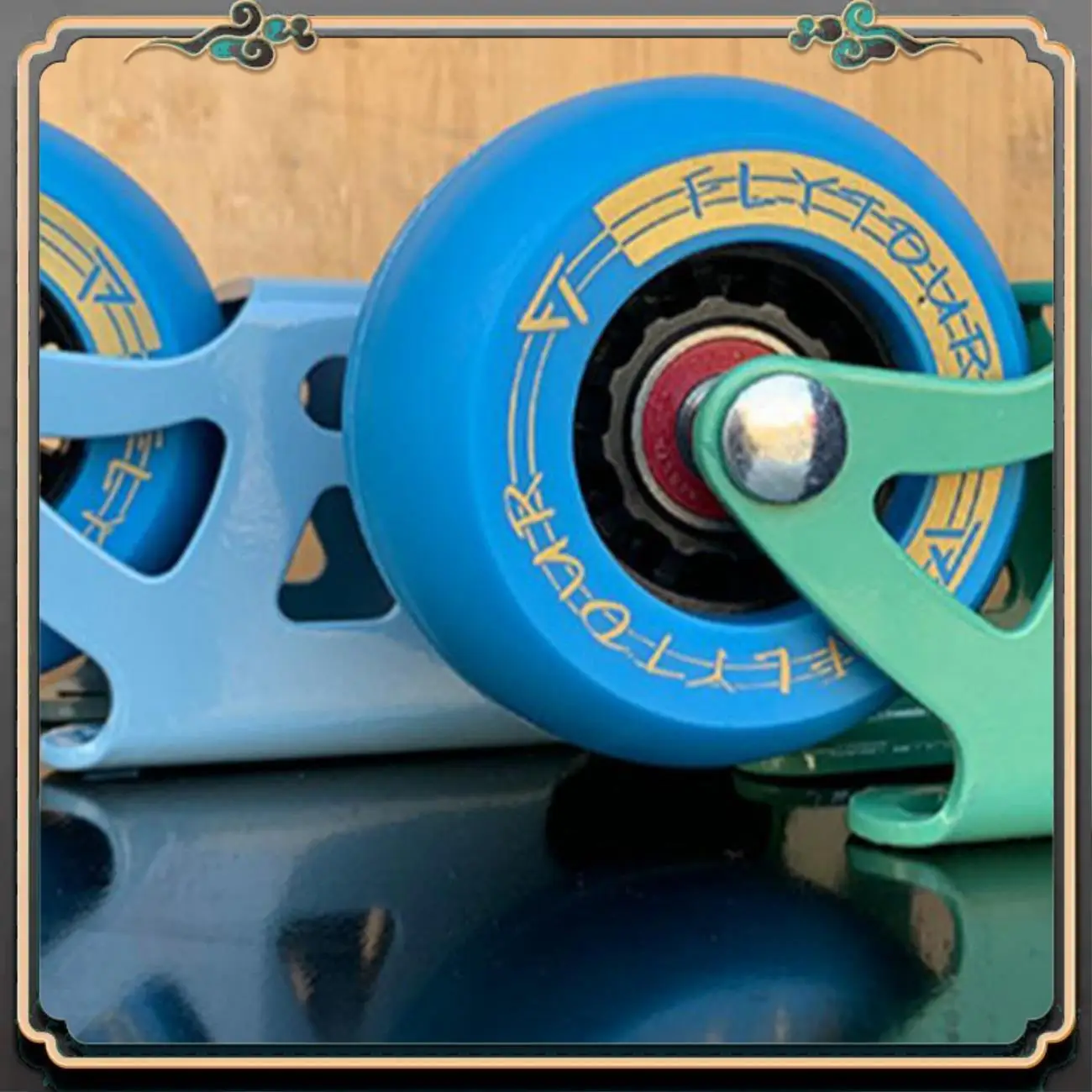

Премиум Freeline Roller Road Driftboard Maple Split Портативный скейтборд 82A PU Drift Board Колесо Противоскользящий скейтборд, синий