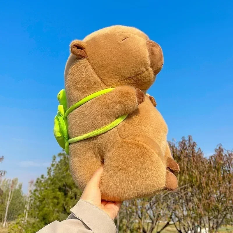 HOT 25CM Kapibala Capybara Plush Toy Internet Celebrity Capybara Jun Doll Ugly Cute Doll Guinea Pig Doll Boys Girls Anime Kawaii