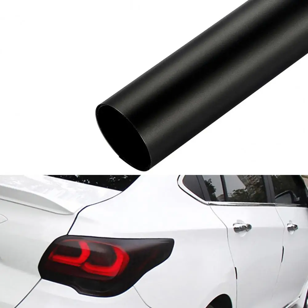 Taillight Film Matte Black Color Changing Vinyl Window Heat Insulation Lamp Tinting Film Roll for Car Película de luz trasera