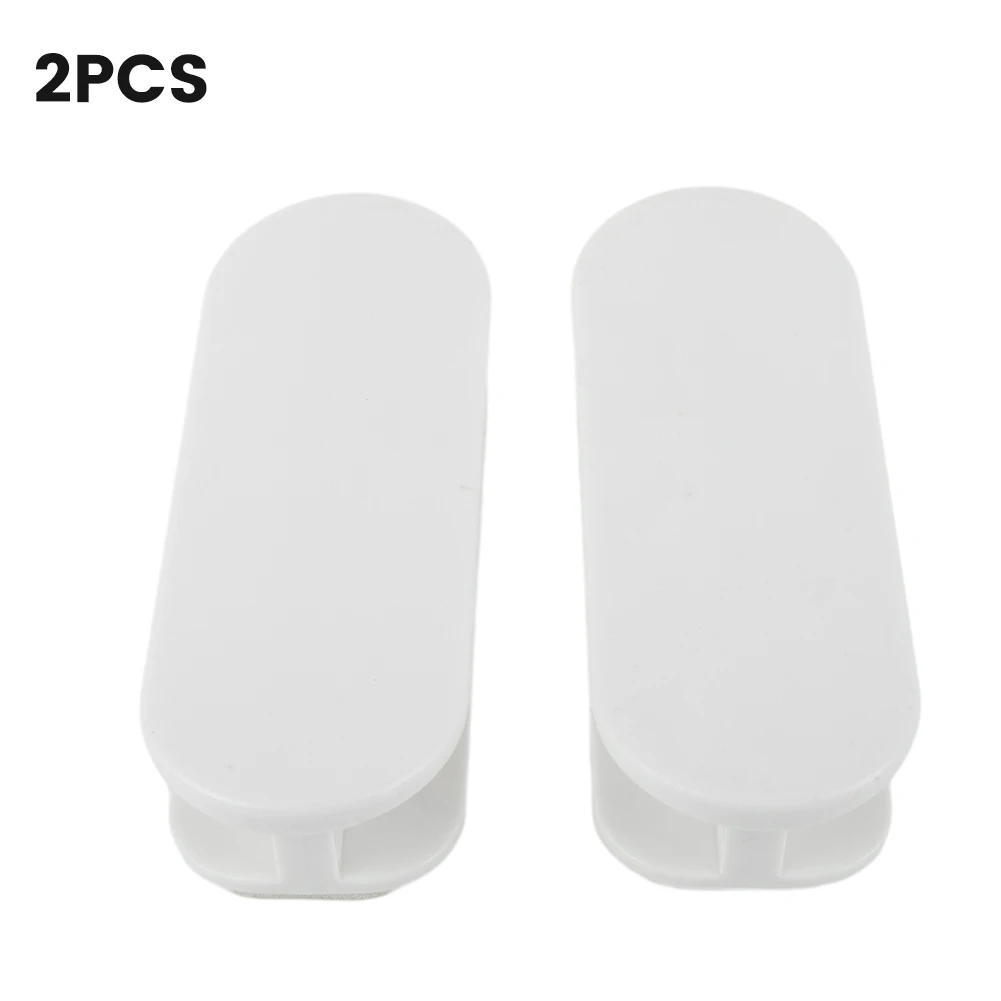 Juego de manijas autoadhesivas para gabinete, 2 tiradores grises y blancos para una fácil instalación en puertas de armarios, puertas de cajones y vidrio