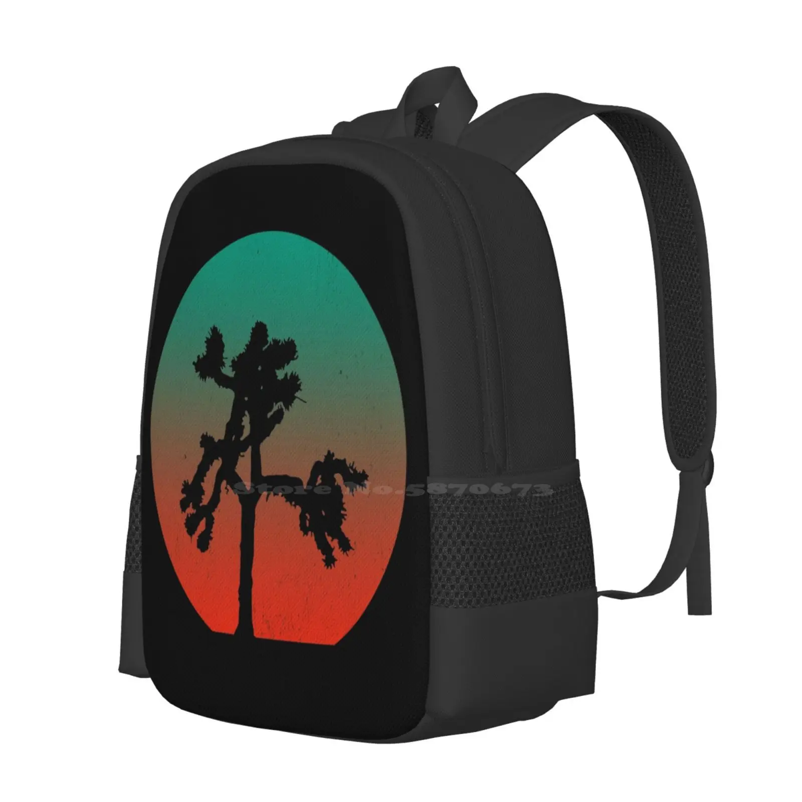 Joshua Tree At Dawn Hot Sale Schoolbag Backpack Fashion Bags Joshua Tree Park Nature Outdoors Music Concert Bono