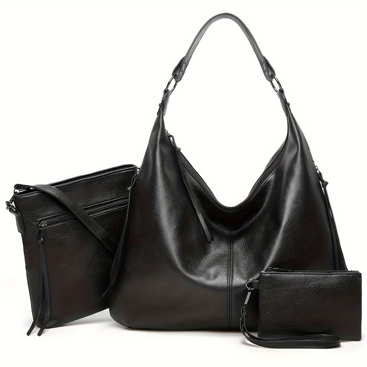 

Women's Bag European and American Fashion Shoulder Bag, Handheld Crossbody Casual Retro Foreign Trade Tote Bag, Large Capacity