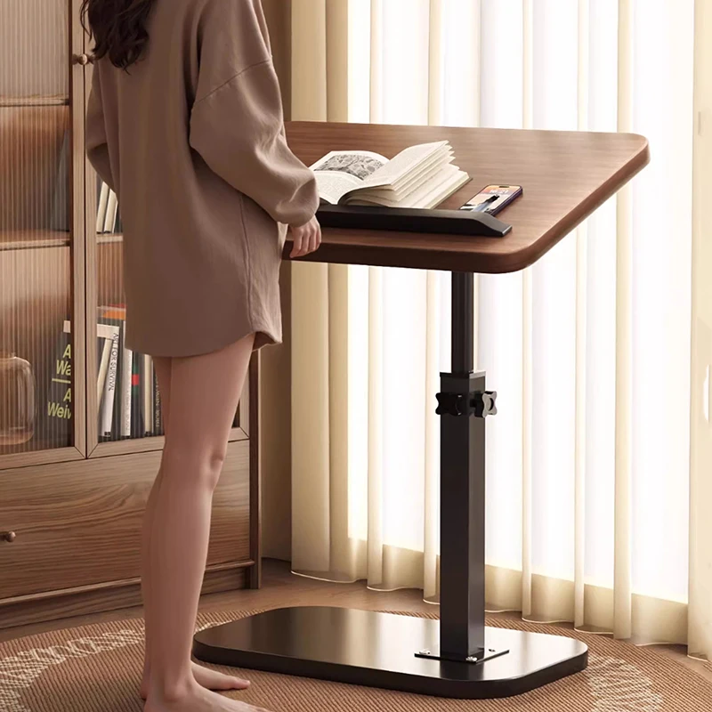 Tavolini da caffè sottili regolabili Gamba in metallo Tavolini da caffè rustici piccoli moderni Piano sollevabile pieghevole Mesa De Centro Mobili elevabili