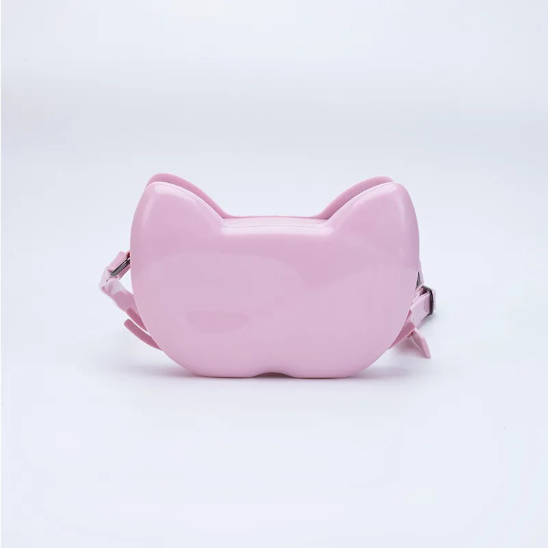 Cat Shoulder Bag PVC Jelly Bag Fashion Girl's Bag Summer Women's Crossbody Bag Purse Luxury Designer Handbag