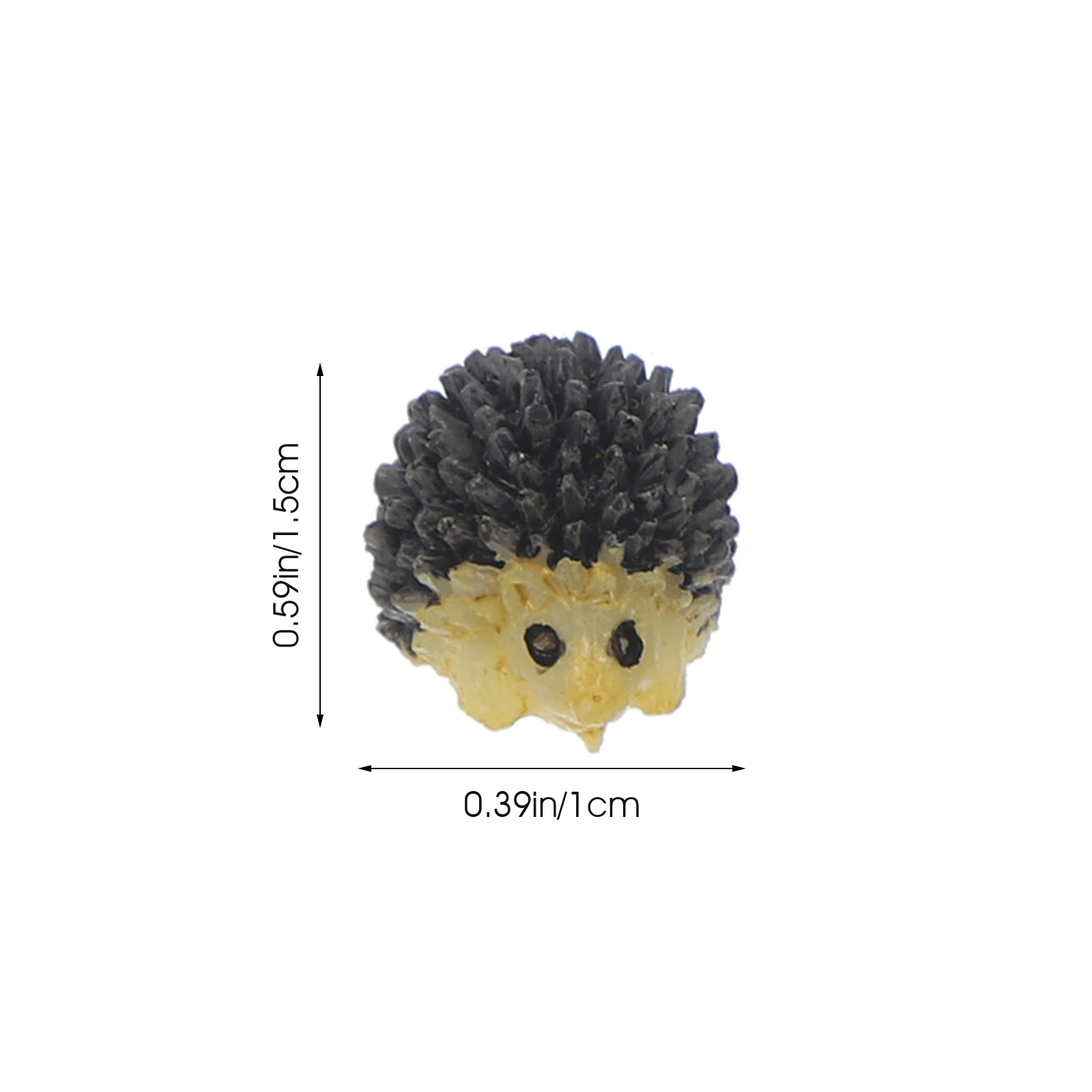10 pezzi mini ornamenti di riccio miniature micro paesaggio figurine da giardino esterno decorazioni di muschio per la casa
