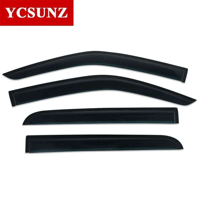 ABS Side Window Deflector For Isuzu Mux Mu-x 2021 2022 2023 Car Window Visor Sun Rain Guard Accessories YCSUNZ