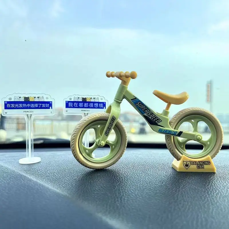 Car car ornament personalized street signs Internet celebrities men and women car jewelry center console desktop decoration
