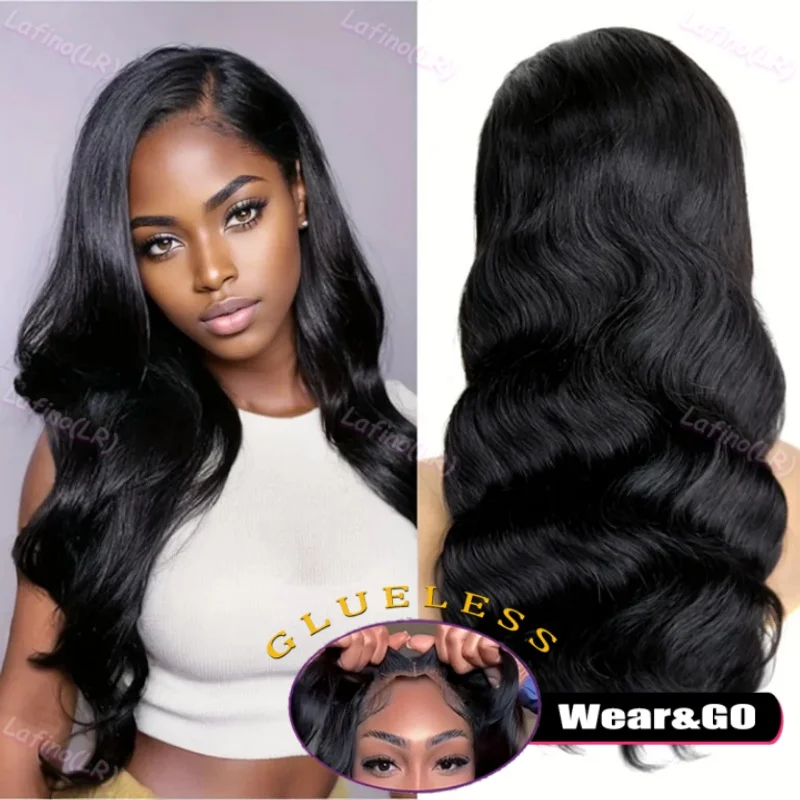 

Ready to Wear 5x5 Closure Wig 100% Human Hair Glueless HD Lace Body Wave Frontal Brazilian Cheap Black Wigs on Clearance Sale