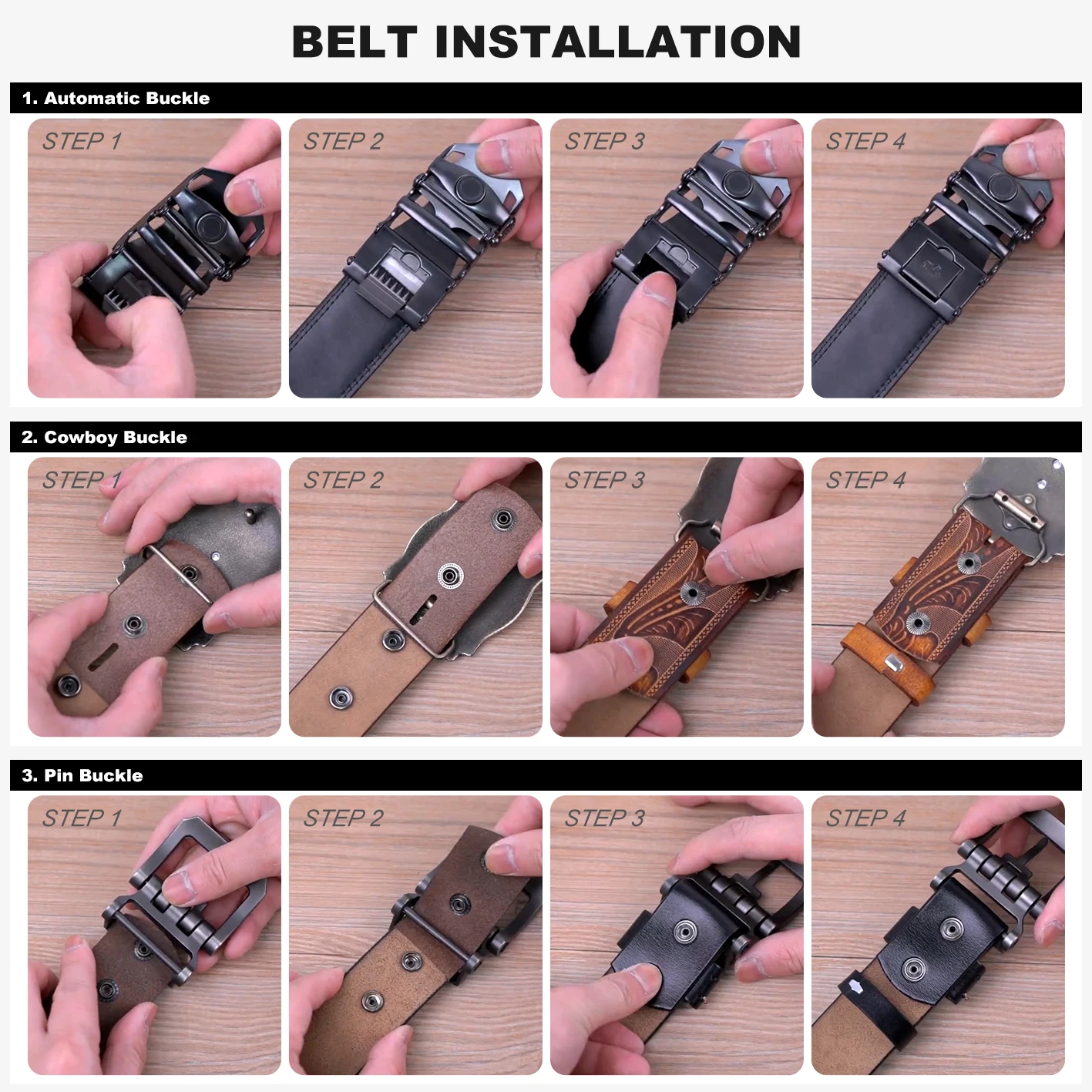Männer Gürtel Männlich Hohe Qualität Leder Gürtel Männer Männlich Echtes Lederband Luxus Pin Schnalle Phantasie Vintage Jeans Kostenloser Versand – Detail 3