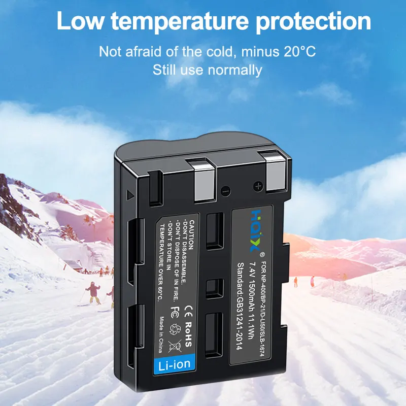 HQIX for MINOLTA DIMAGE A1 Camera NP-400 Battery Dual Charger