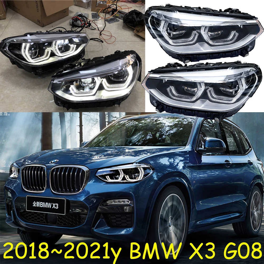 

car bumper headlamp for BMW X3 headlight G08 2018~2023y ALL IN LED DRL for BMW X3 daytime running light head light