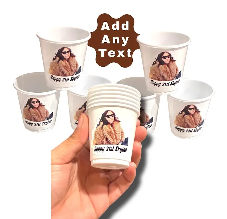 Customized 5x5cm Fun Birthday Stickers (100 pieces), suitable for solo gatherings, scattered table decorations, prank stickers,