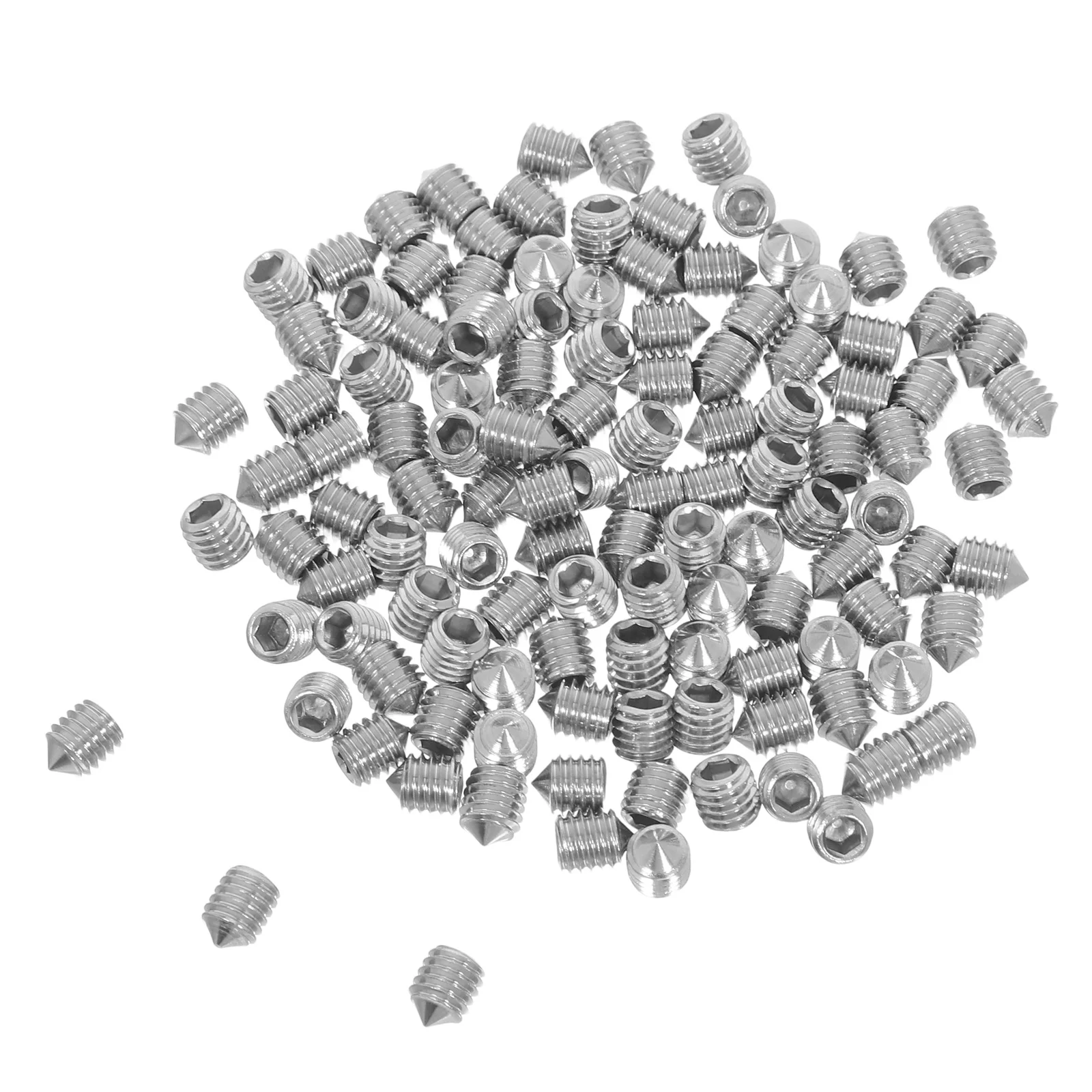 

120Pcs Stainless Steel Hex Socket M5x6 Grub Screws Bathroom Towel Bar Mounting Hardware Secure Installation Moisture-Resistant