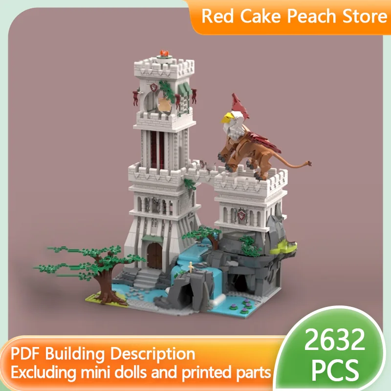 

Medieval Castle Model MOC Building Bricks Tower Shelter And Dormitory Modular Technology Children Holiday Gift Assemble Toy Suit