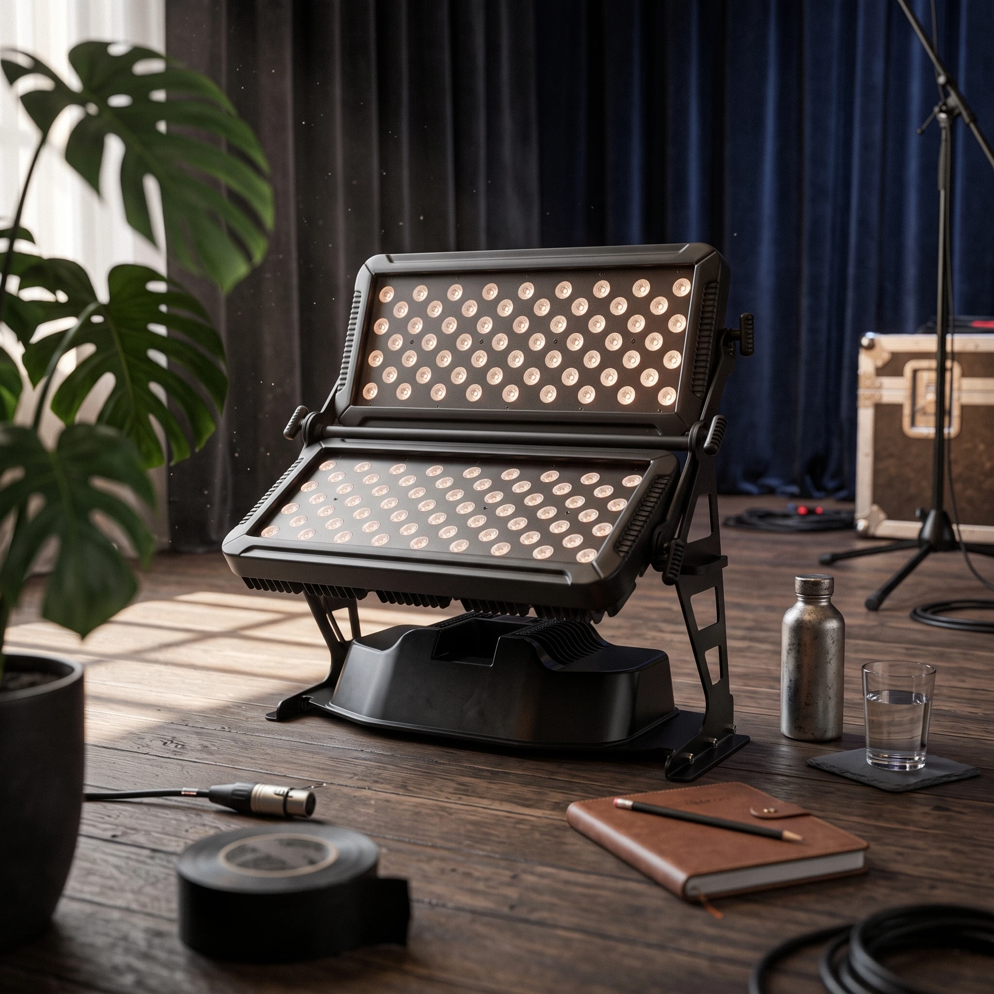 Two-layerLayer Stage Light with Adjustable Stand IP65 Ellipsoidal Stage Light LED Stage Stage Light High-Power Lighting
