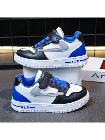 Children's Rotating Button Sports Shoes Breathable Mesh Single Net Shoe Summer New Arrival Middle Large Children Flat Shoes