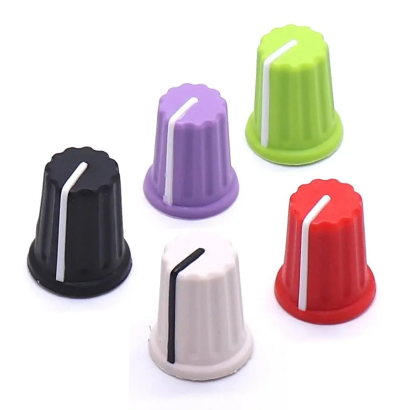 Pack of 10, 15×19MM Rubber Knob Caps - Ideal for Volume Control, Compatible with Pioneer Mixer and Potentiometer