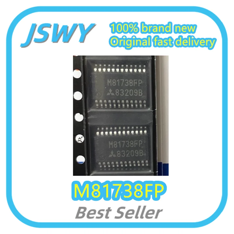 

(10/50pcs) M81738FP M81738 SOP-24 High Voltage Half Bridge Driver Chip Brand New Original Ship Fast Electronics