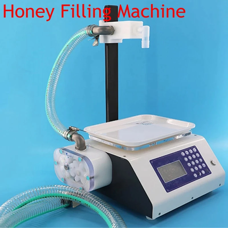 

Honey Filling Machine Automatic Weighing Quantitative Viscous Liquid 110V 220V 12V battery Filling Flowing Machine