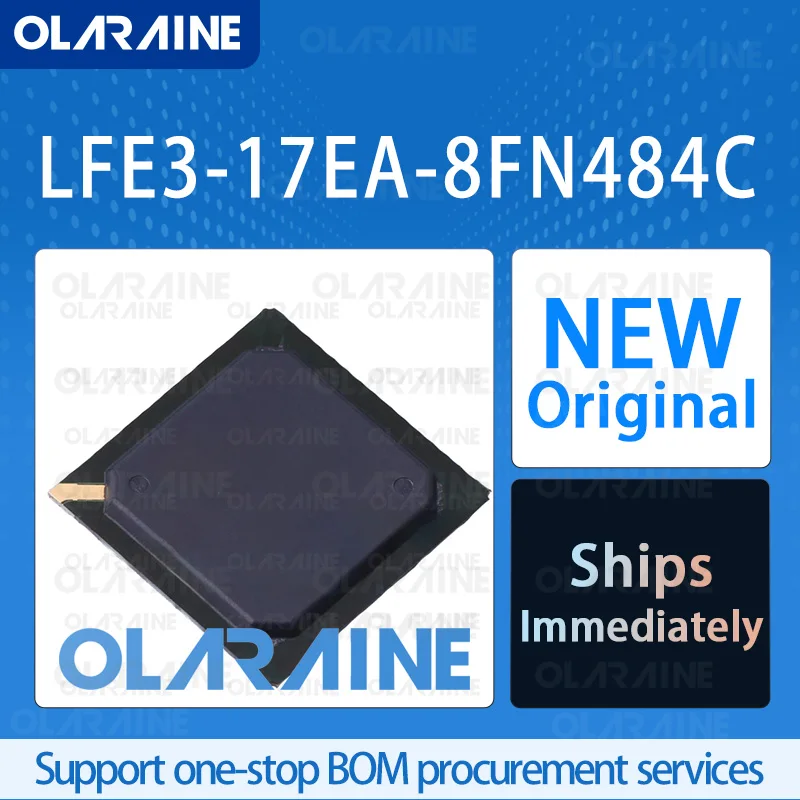 1/5/10Pcs LFE3-17EA-8FN484C FPBGA-484 Original IC chip FPGA - Field Programmable Gate Array RoHS 17000 LE 222 I/O Voltage-1.26 V