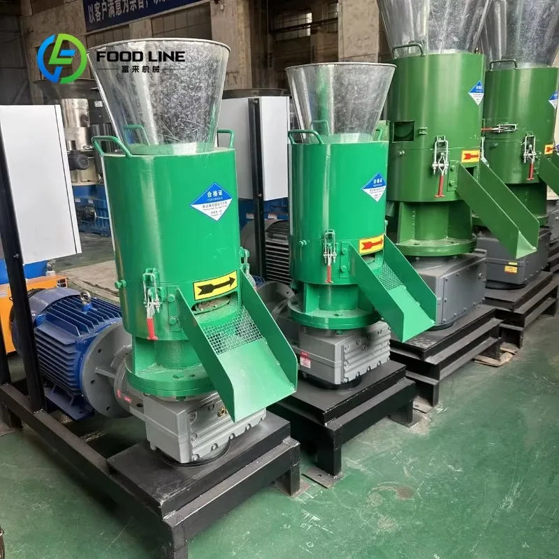 Customized small‑size sawdust pelletizer combustible bio‑particle forming machine for burnable bio‑fuel pellet batch production
