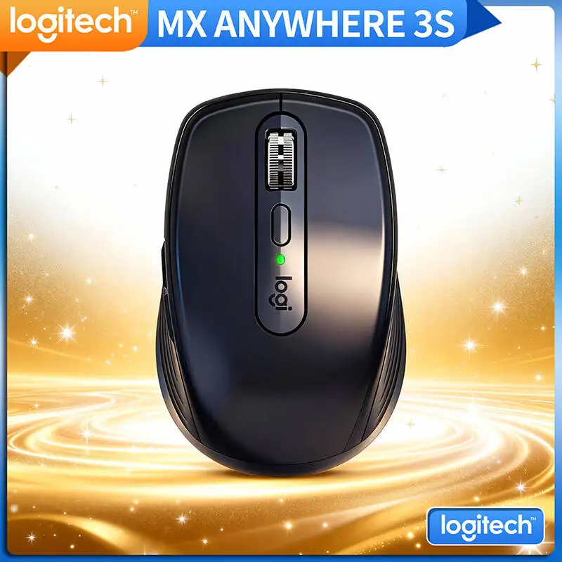 

Logitech MX Anywhere 3S Advanced Silent Wireless Mouse, 90% Noise Reduction, High Accuracy Sensor