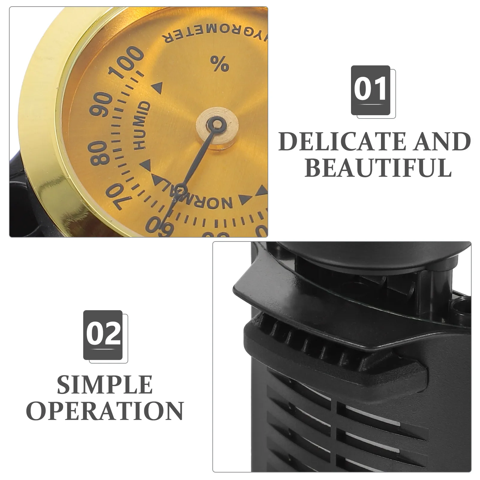

Humidifier Acoustic Guitar Moisturizer Portable Electronic Component Hygrometer Dial Indicator Silicone