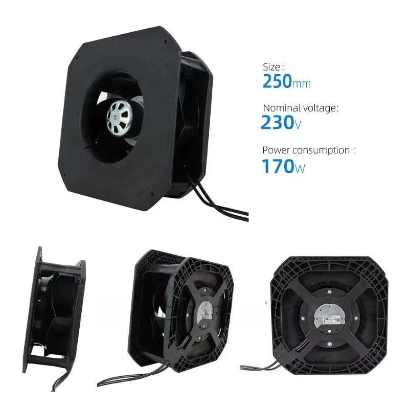230V AC Centrifugal Cooling Fan EC‑Module Bracket Servo‑Spindle‑Motor Industrial Equipment Heat‑Dissipation Blower