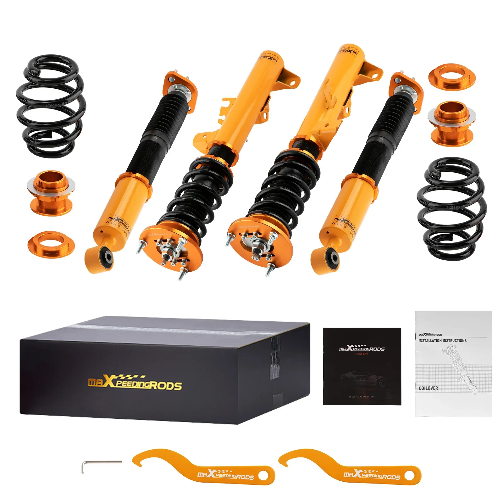 Coilovers Vering Kit Voor Bmw 5 Serie 520 525 528 540 (E39) 1995-2003 Rwd Voor 523i 525i 528i 535i 95-03 Veer Voor Achter