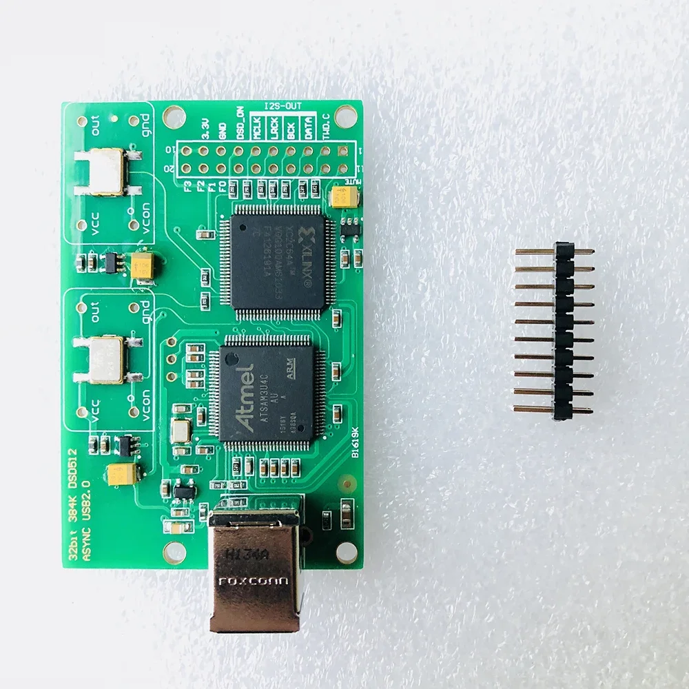 이탈리아 Amanero USB IIS 디지털 인터페이스, DSD512 지원, AK4497, ES9038, DAC 보드용, 32 비트/384kHz