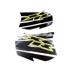 Calcomanías de tanque de combustible de motocicleta para Honda XR125 XR200 XR250 XR250R XR650R XR100 XR185, Protector de cuerpo de tanque, carenado Ornamental, pegatina