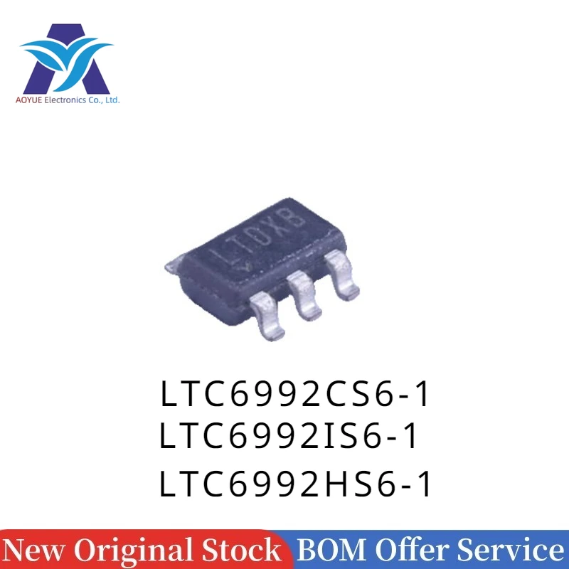 

10pcs/lot LTC6992CS6-1 LTC6992IS6-1 LTC6992HS6-1 LTDXB SOT23-6 Voltage Controlled Pulse Width Modulator (PWM) IN STOCK