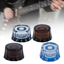 Electric Guitar Bass Speed Control Knobs Volume Guitar Knobs Bass Knob Potentiometer Cap 6mm for Musical Instruments Parts