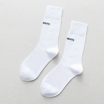 Rose Red Word Mother and Daughter Socks Medium Tube Socks Network Red Sports Pure Cotton Spring and Autumn Couple Socks